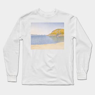 Port of Saint-Cast by Paul Signac Long Sleeve T-Shirt